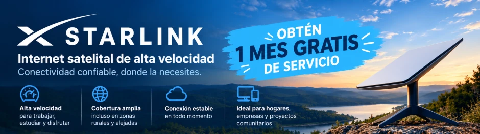 Starlink — Internet satelital de alta velocidad